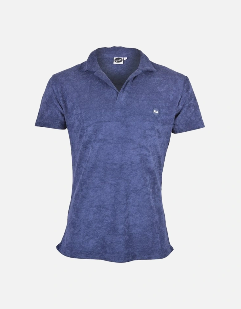 Terry Polo Shirt, Navy