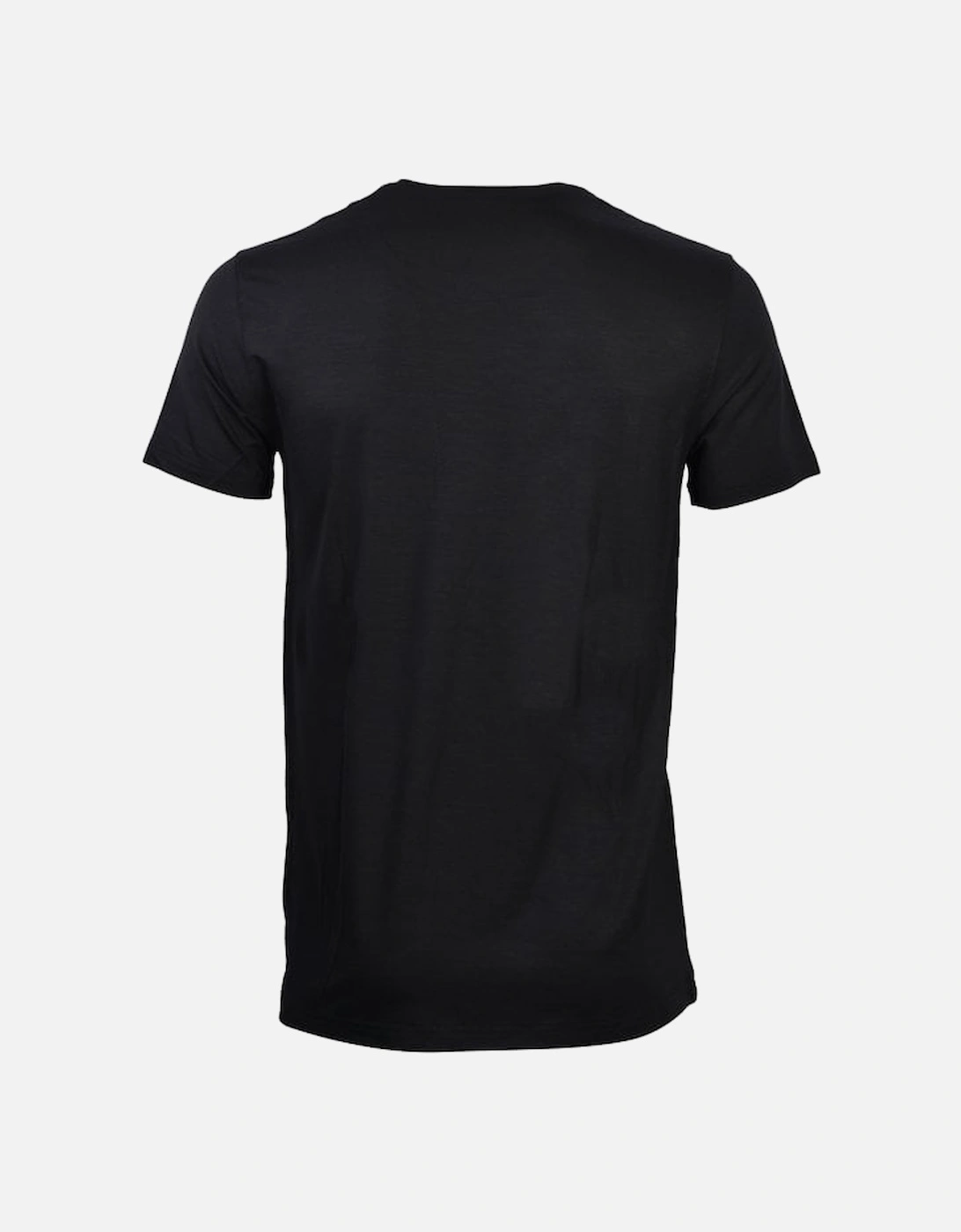 Micro Modal Crew-Neck T-Shirt, Black