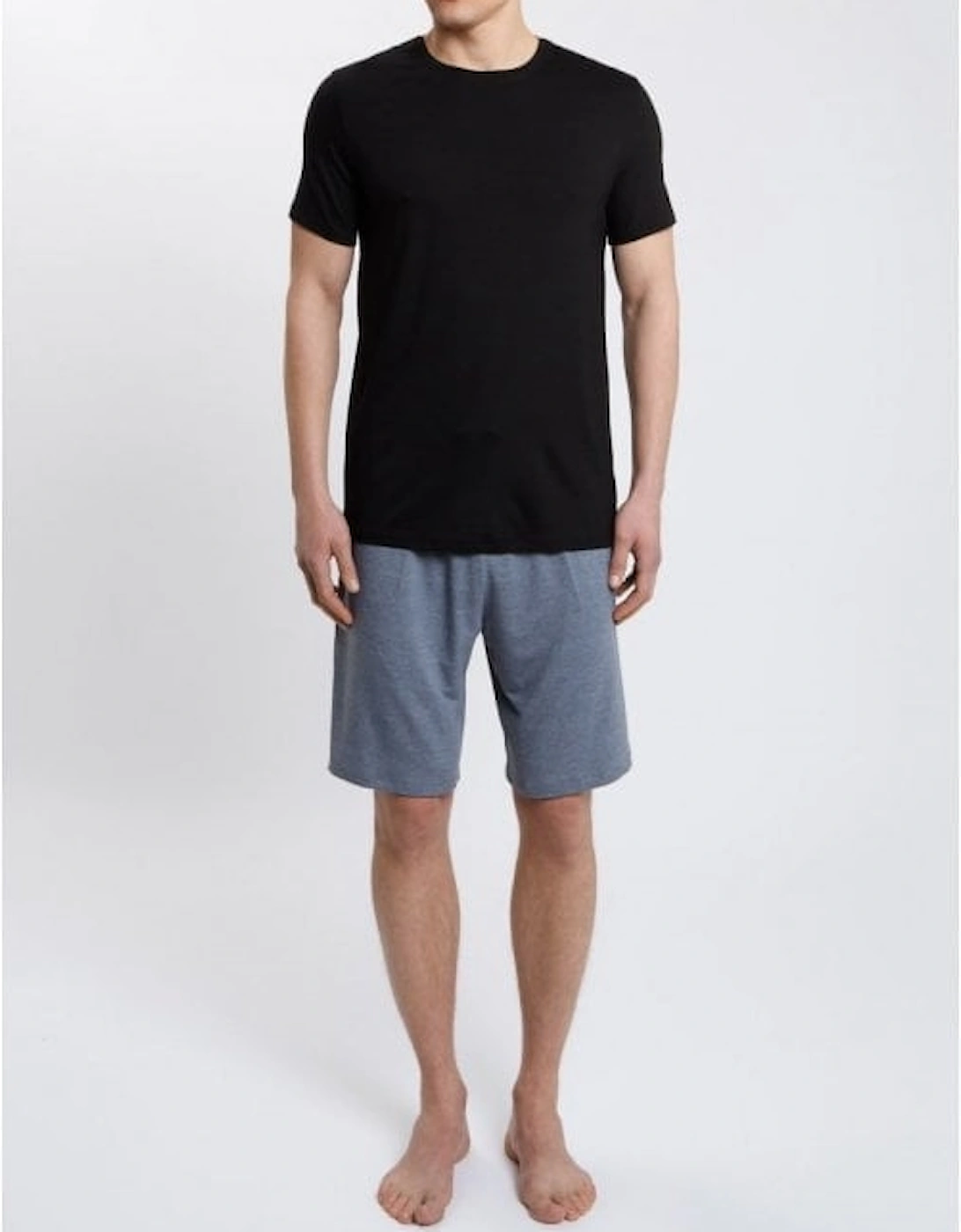 Micro Modal Crew-Neck T-Shirt, Black