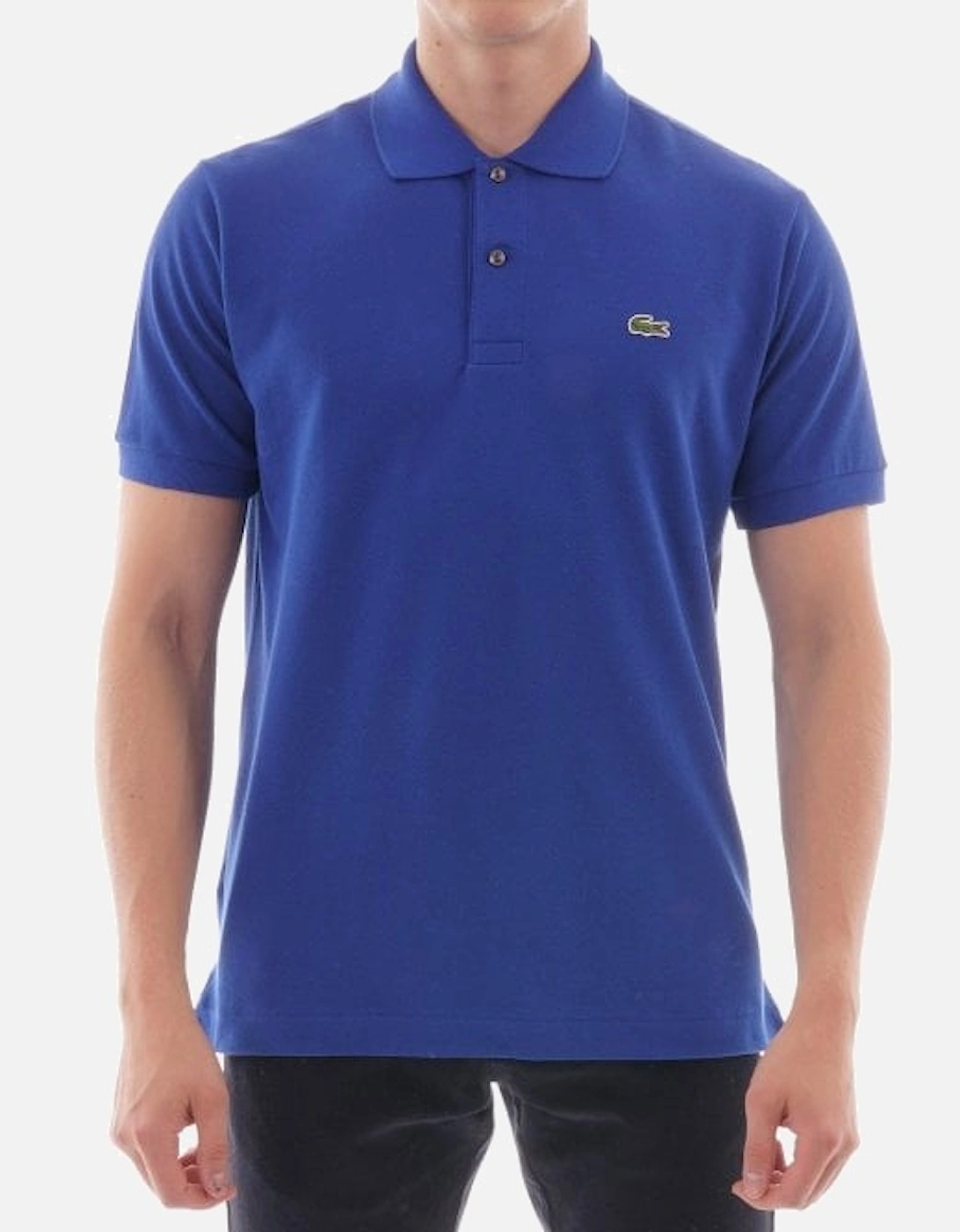 Classic Fit Pique Polo Shirt, Electric Blue