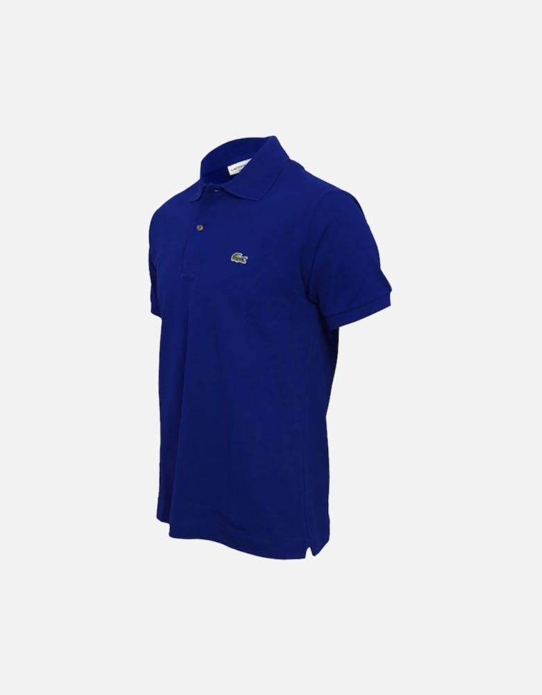 Classic Fit Pique Polo Shirt, Electric Blue
