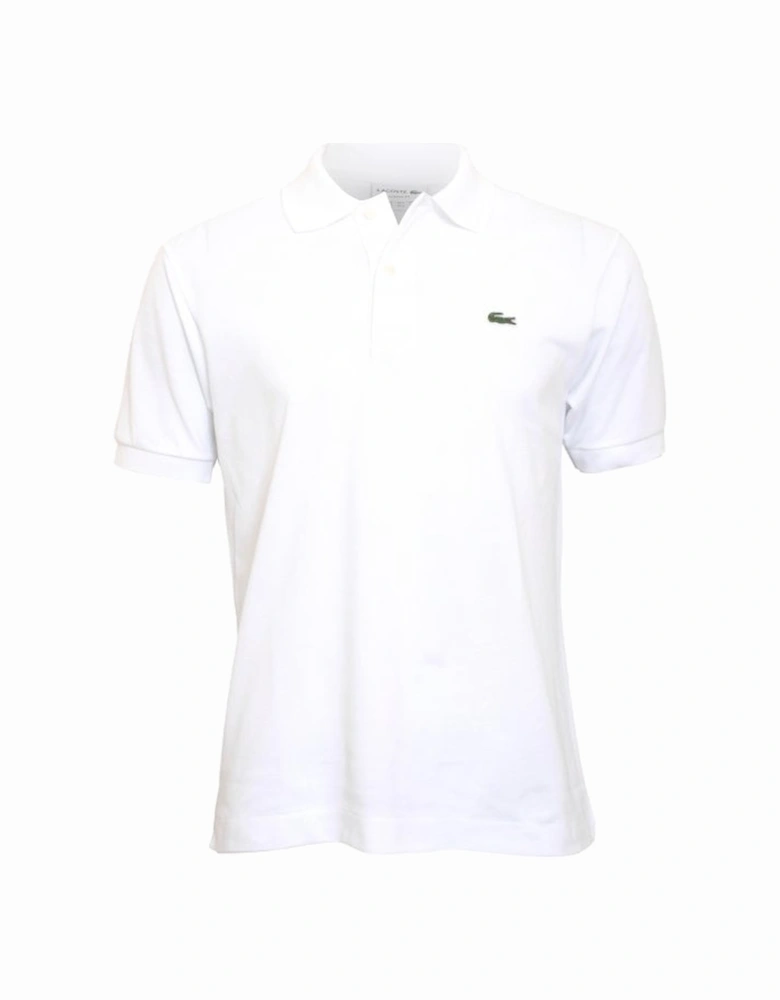Classic Fit Pique Polo Shirt, White