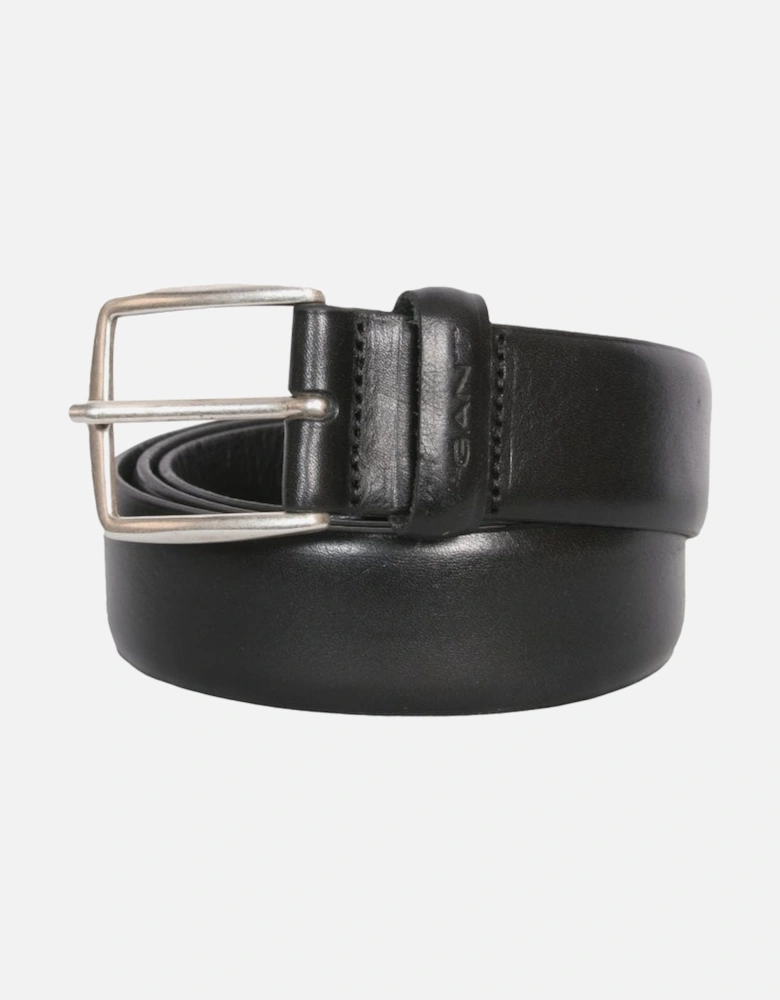 Classic Leather Belt, Black