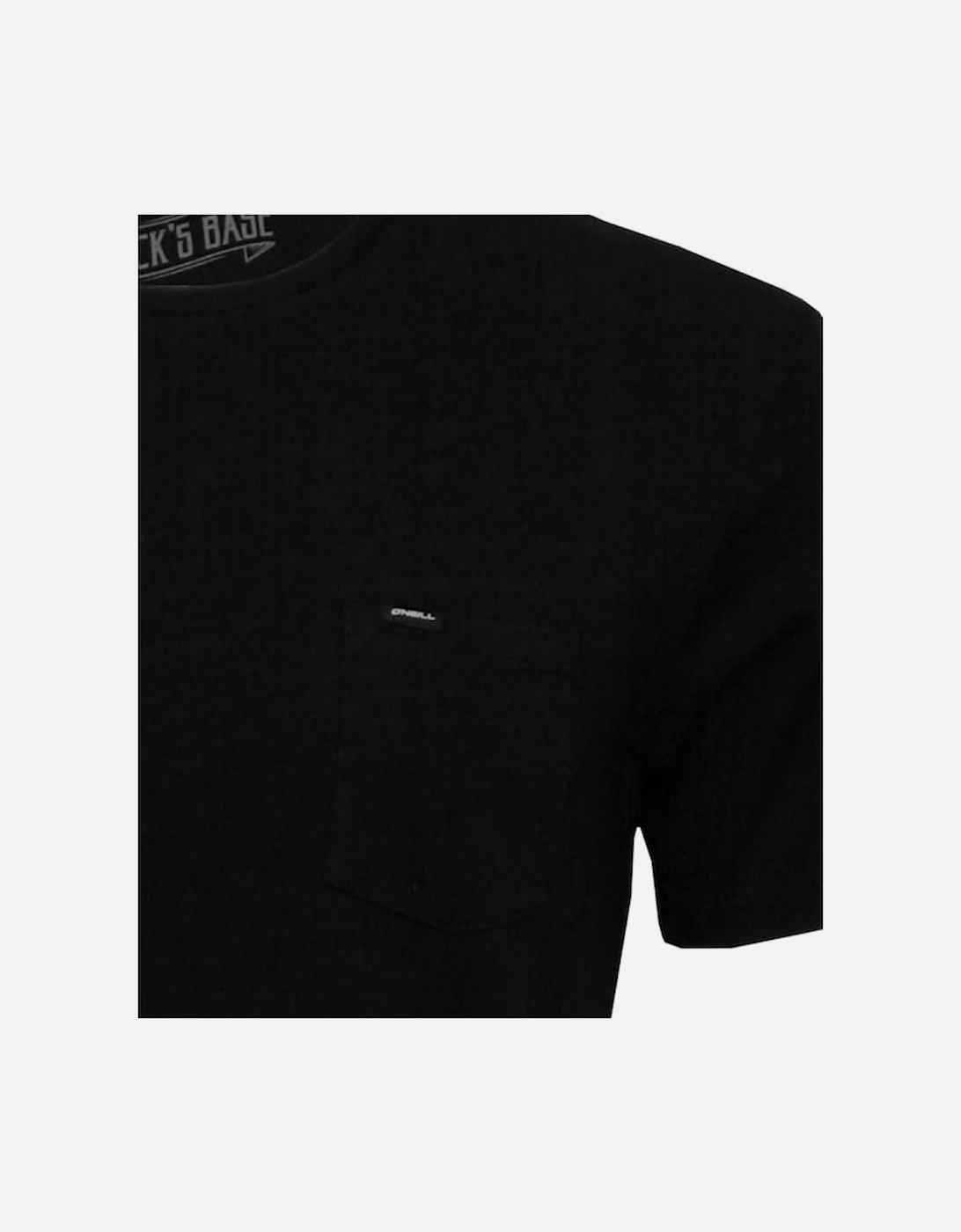 Jacks Base Crew-Neck T-Shirt w/ Pocket, Black Out