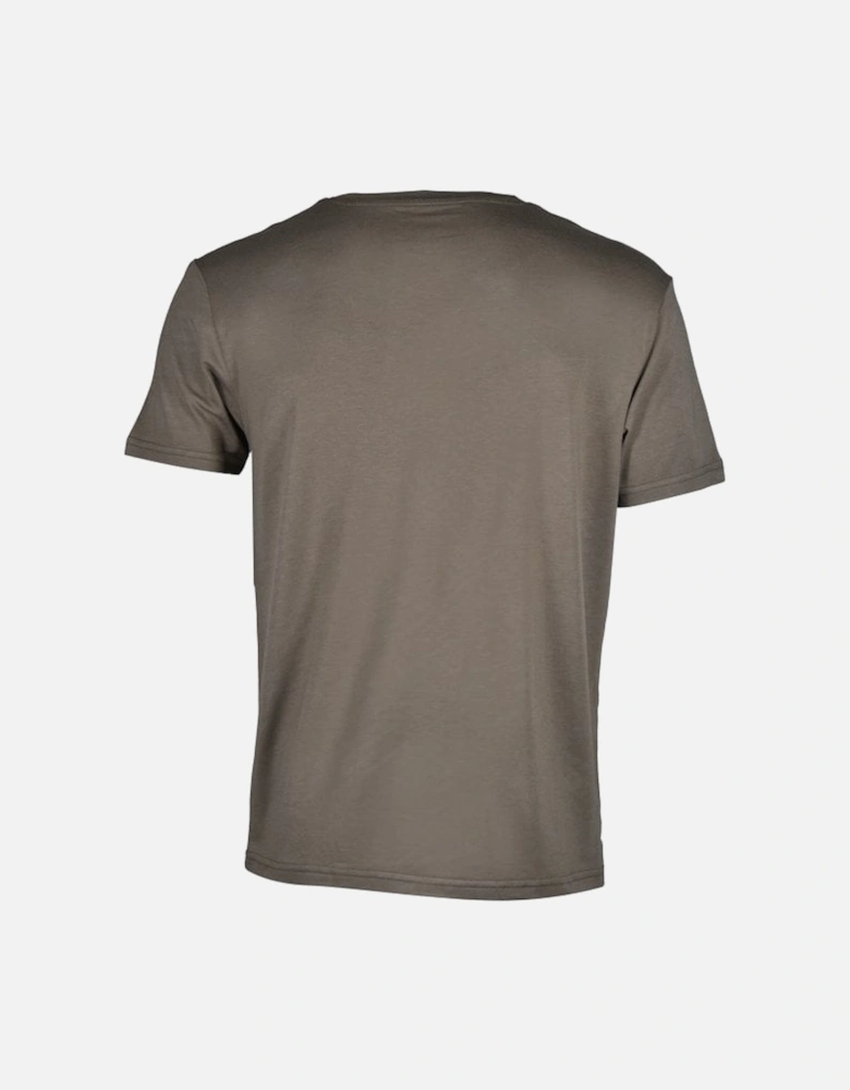 Bamboo Cotton Crew-Neck T-Shirt, Khaki