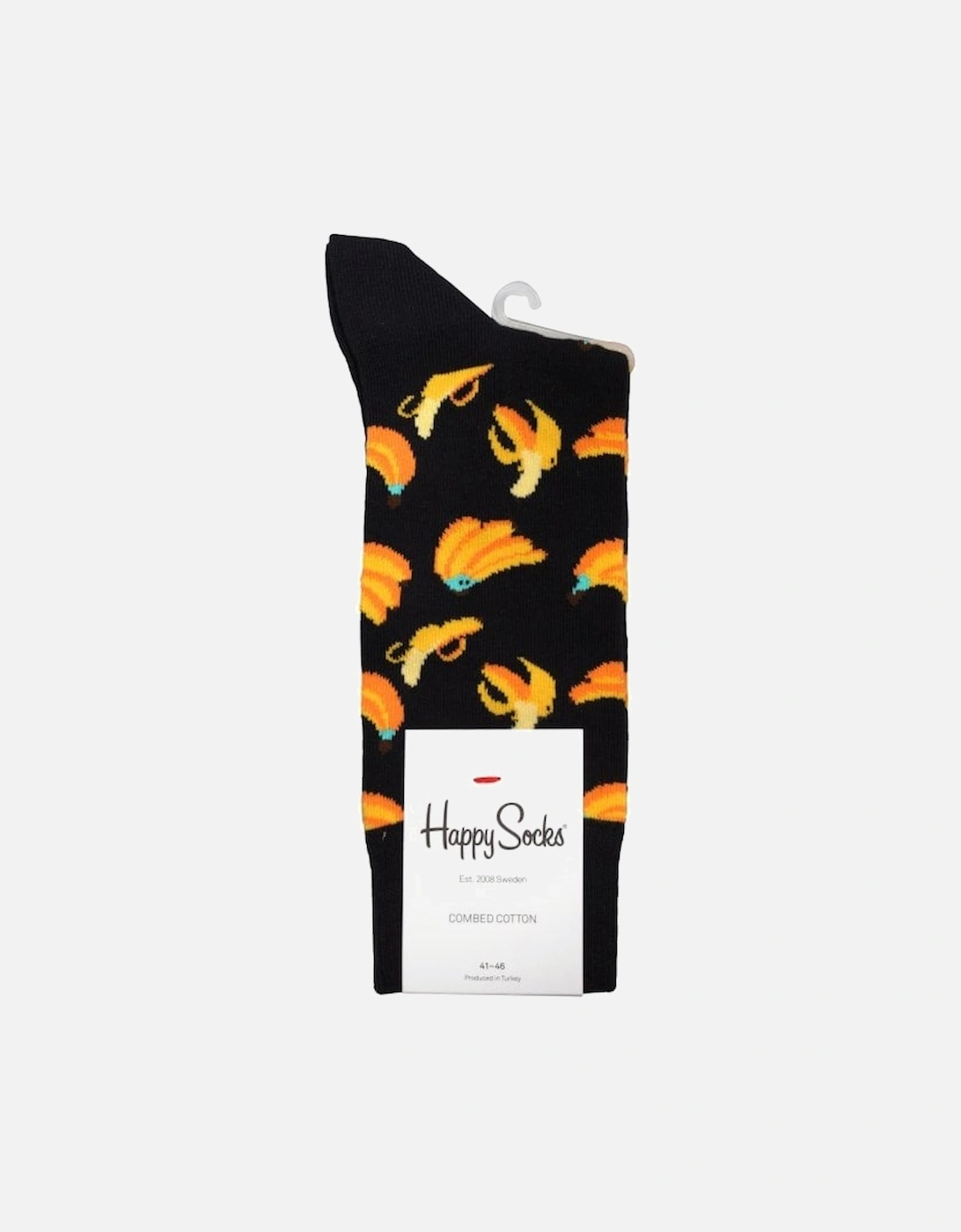 Banana Socks, Navy/yellow