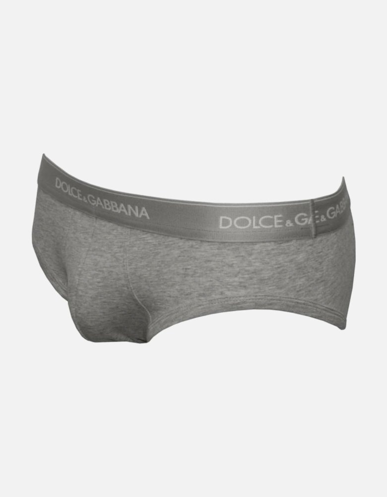 2-Pack Day-By-Day Midi Briefs, Grey