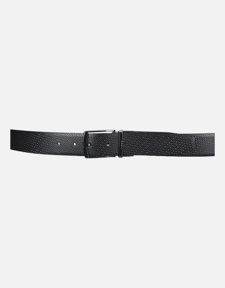 Finest Italian Leather Reversible Belt Gift Set, Black/Brown