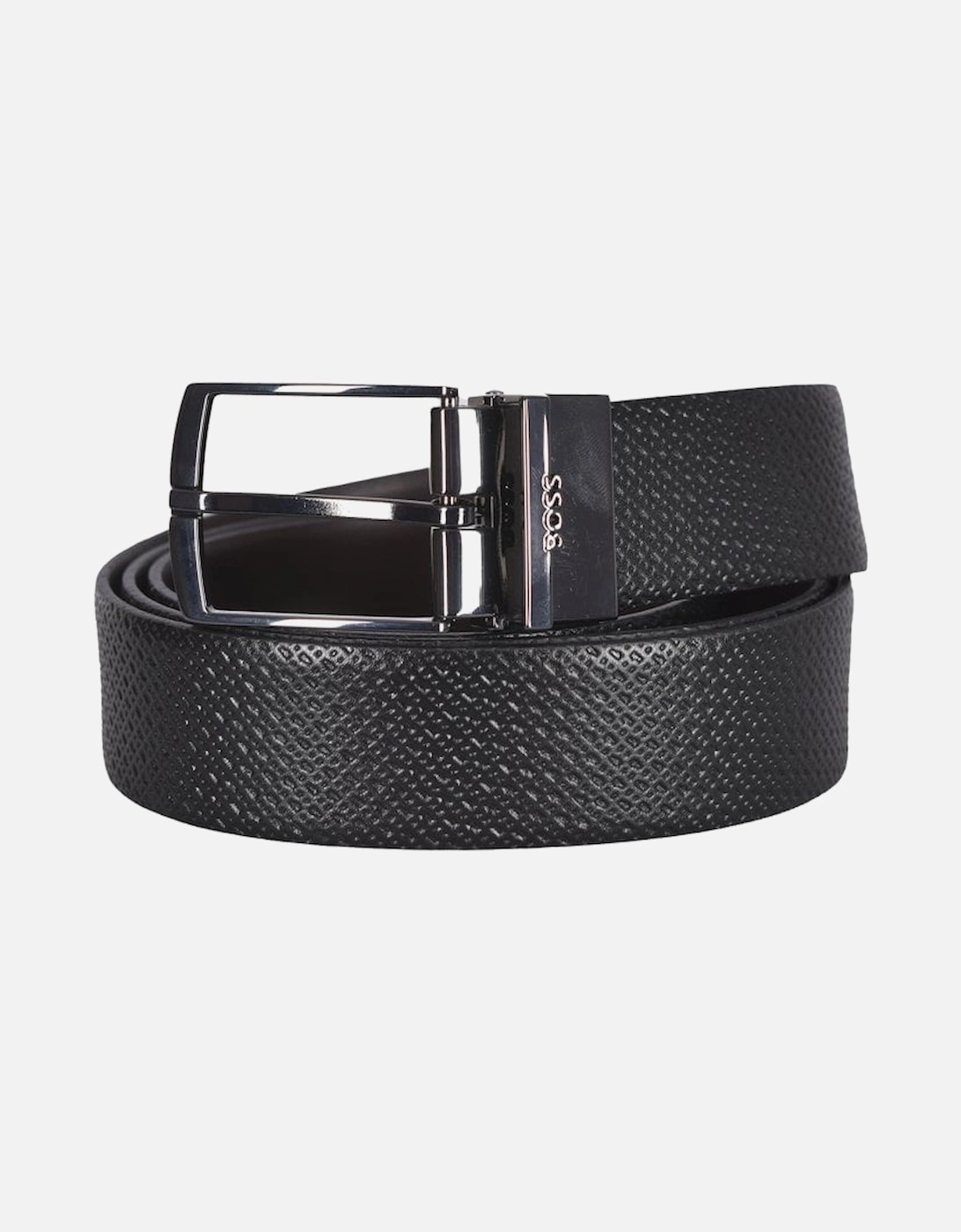 Finest Italian Leather Reversible Belt Gift Set, Black/Brown, 4 of 3