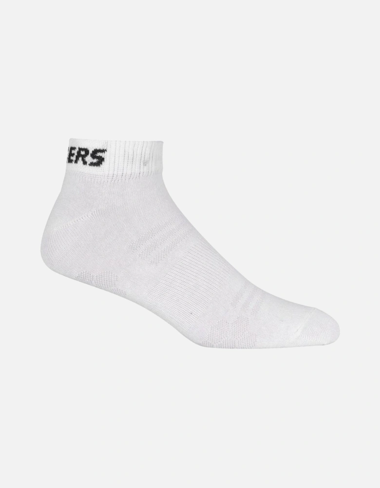 3-Pack Mesh Ventilation Trainer Socks, White