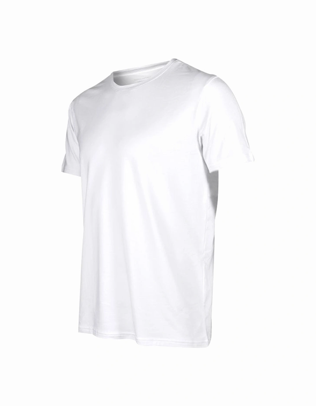 Bamboo Cotton Crew-Neck T-Shirt, White