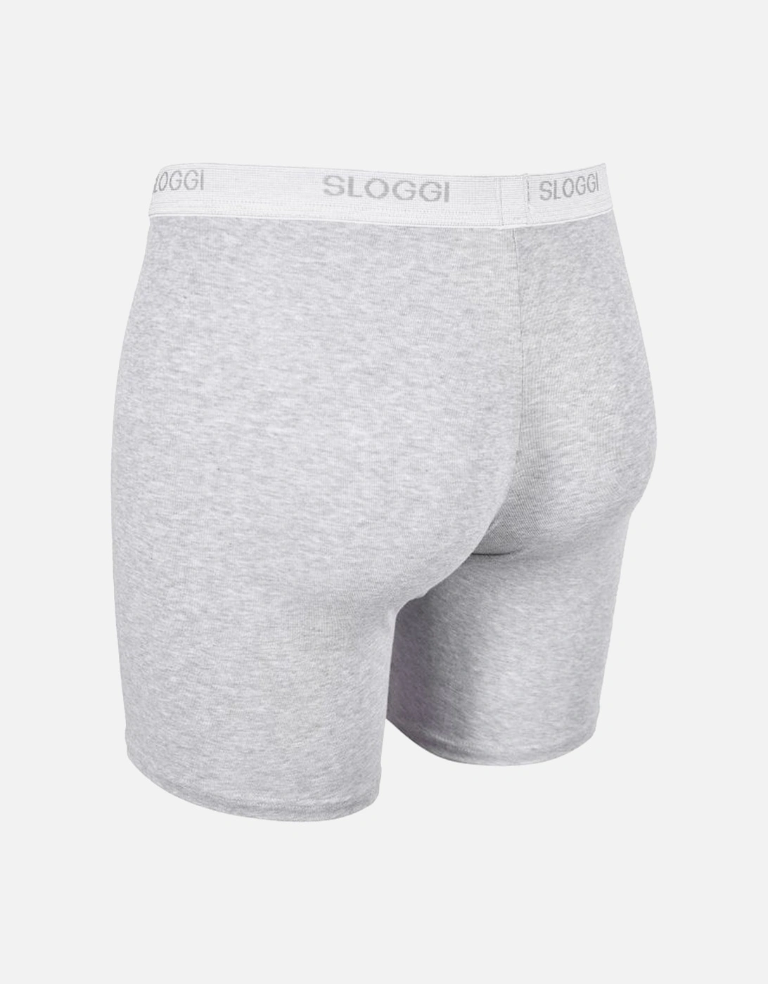 Basic Boxer Briefs, Grey Heather Melange