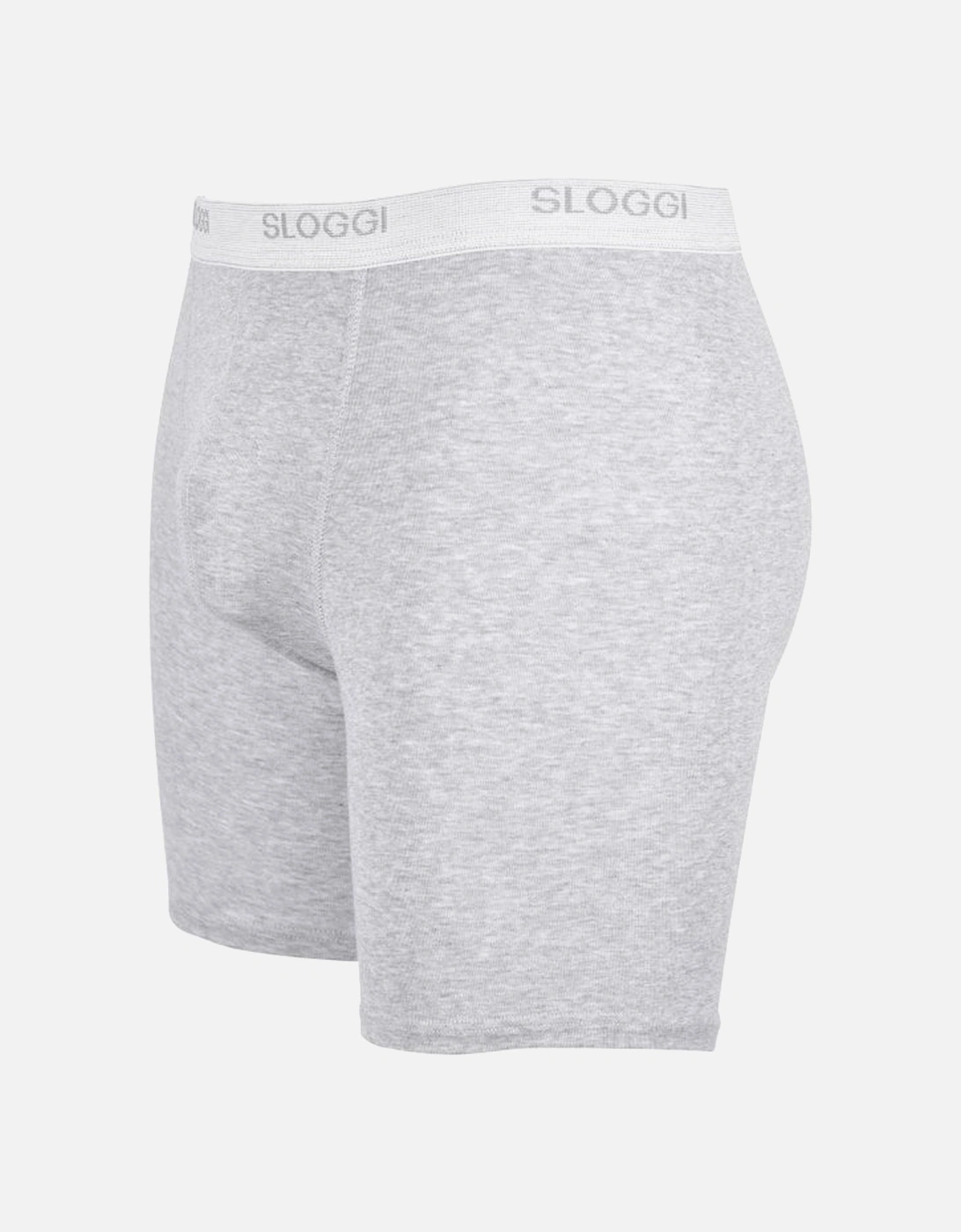 Basic Boxer Briefs, Grey Heather Melange