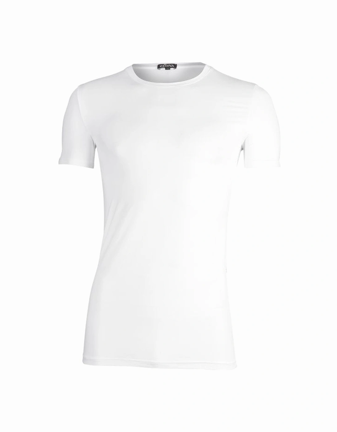 Micromodal Stretch Crew-Neck T-Shirt, White, 5 of 4