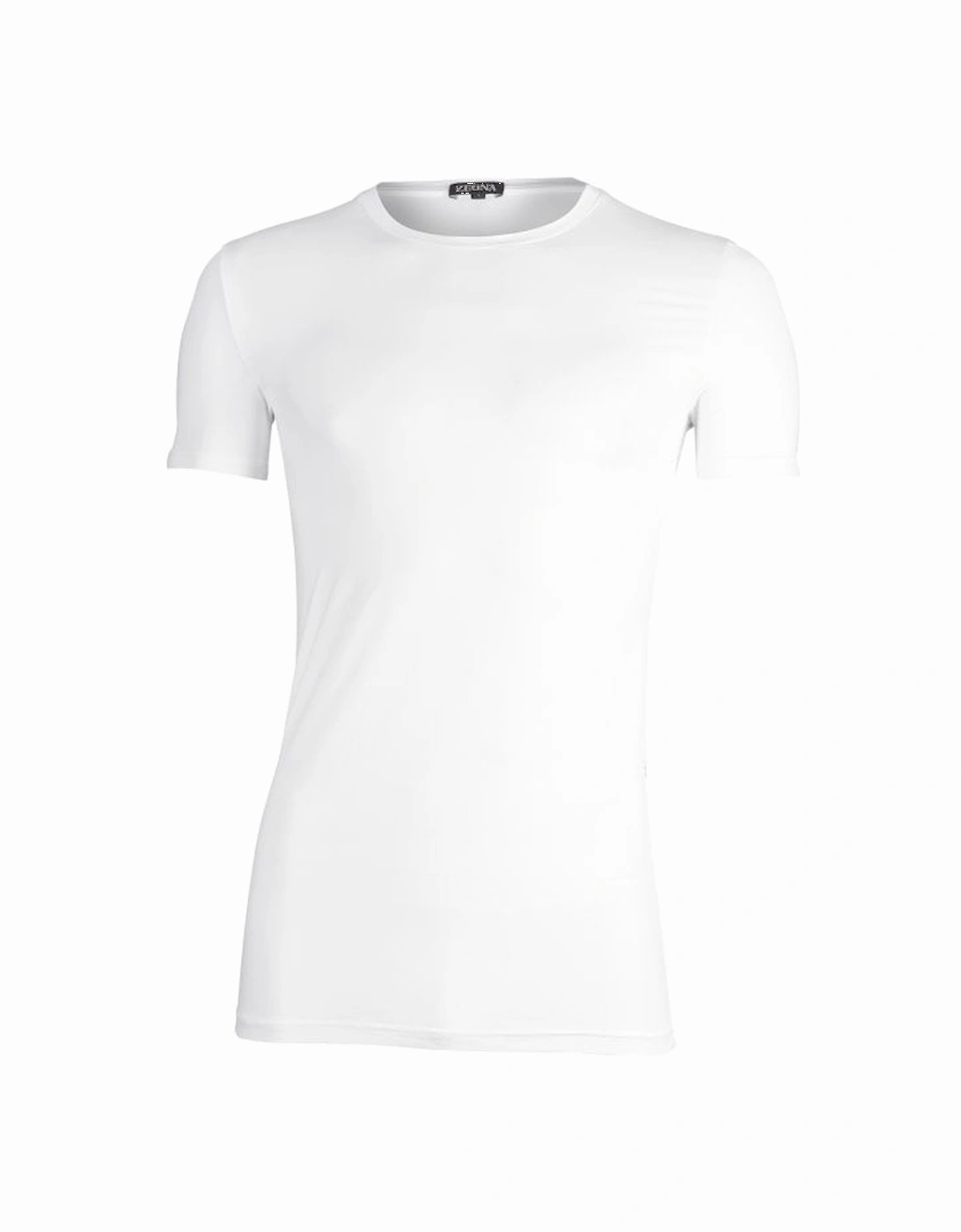 Micromodal Stretch Crew-Neck T-Shirt, White, 4 of 3