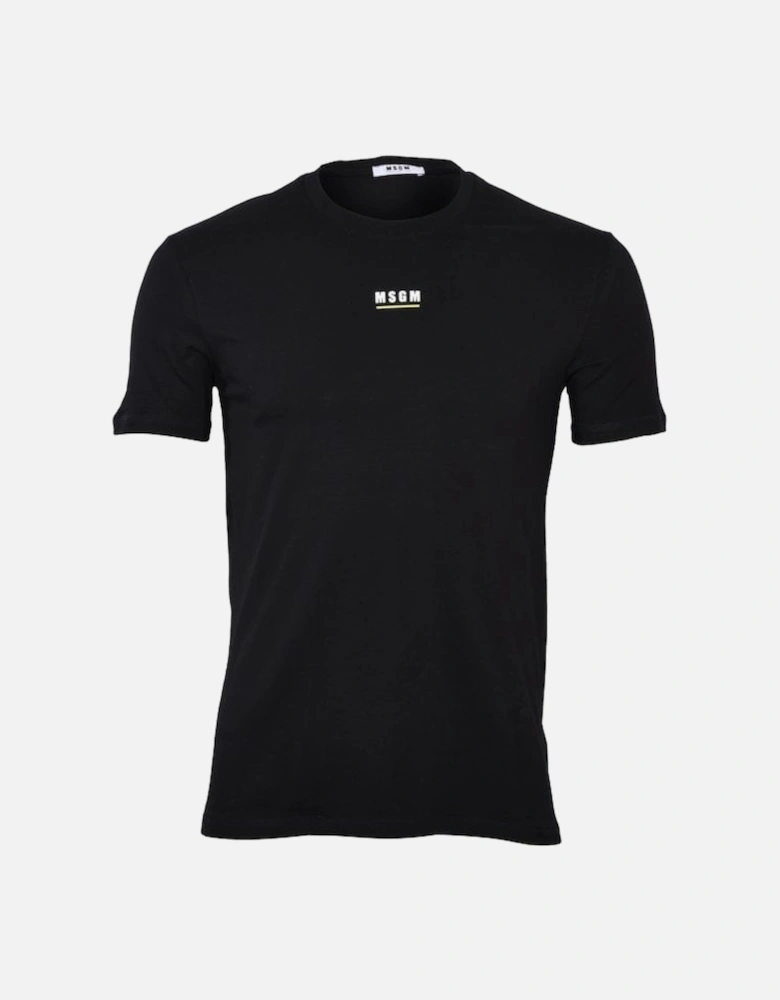 Classic Logo Crew-Neck T-Shirt, Black