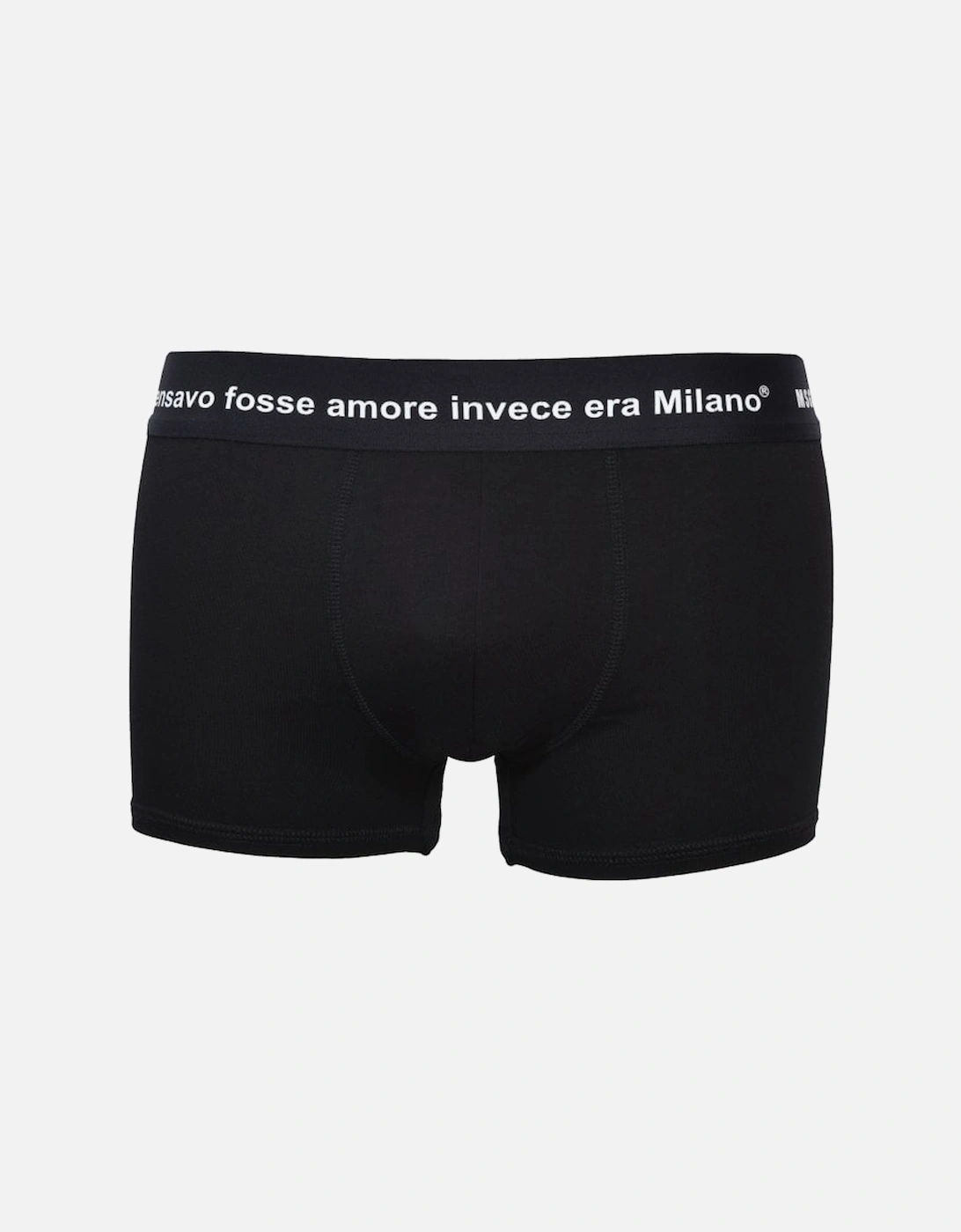 Milan Love Quote Boxer Trunk, Black, 5 of 4