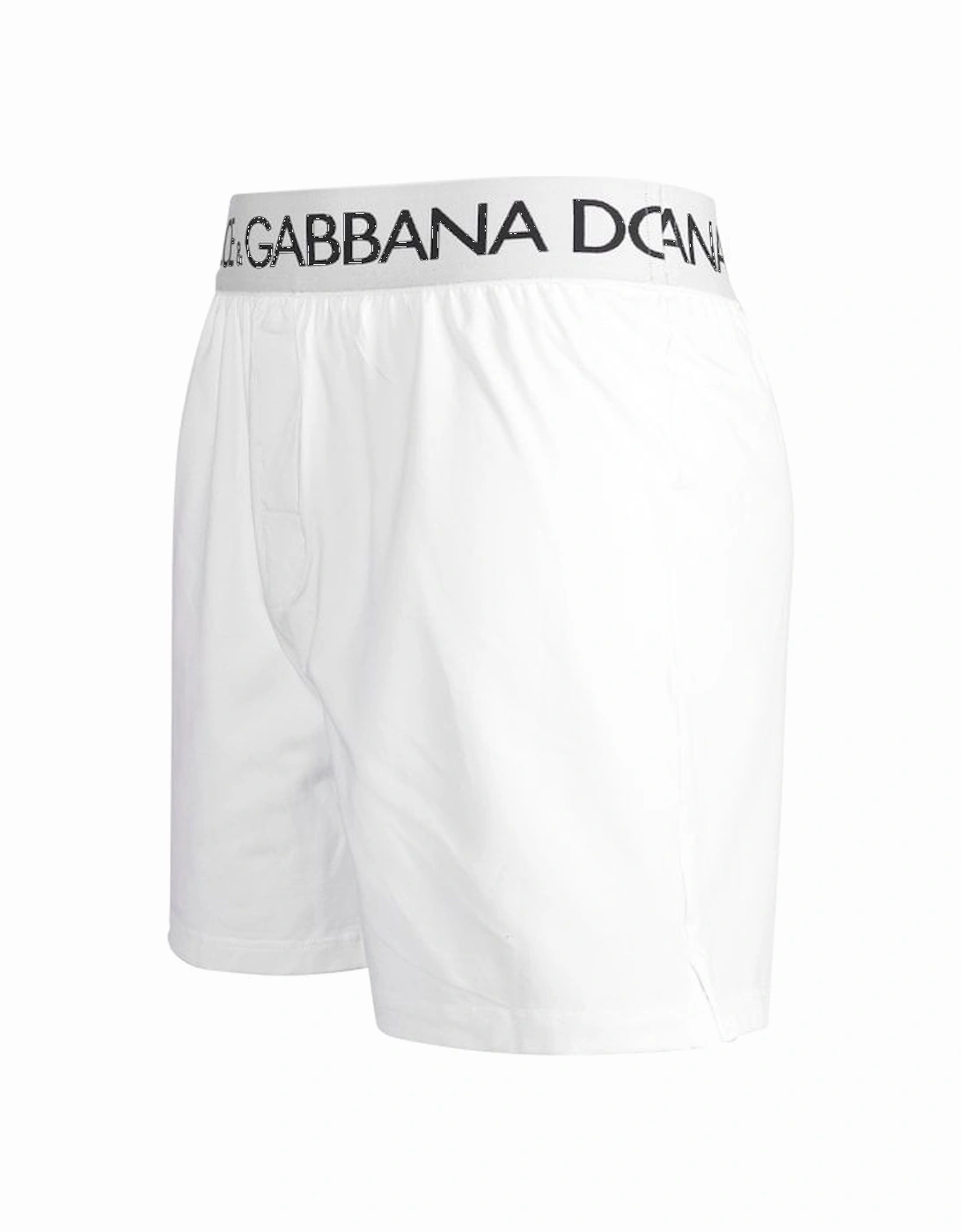 Retro Logo Lounge Shorts, White