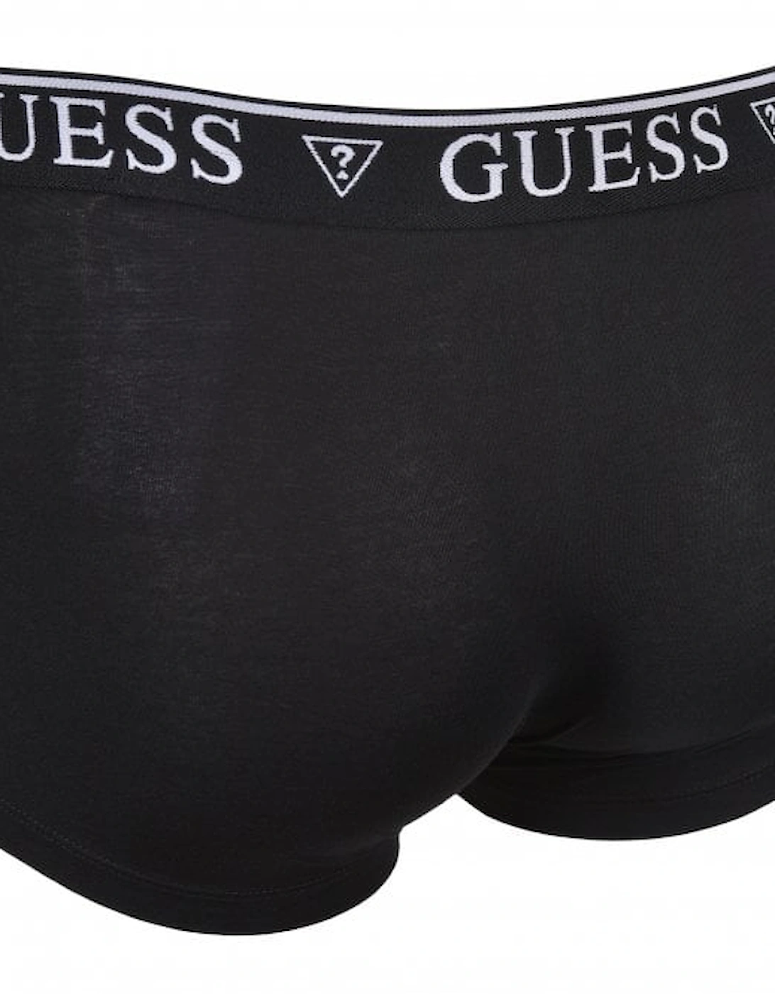 Classic Logo Organic Cotton Boxer Trunk, Jet Black