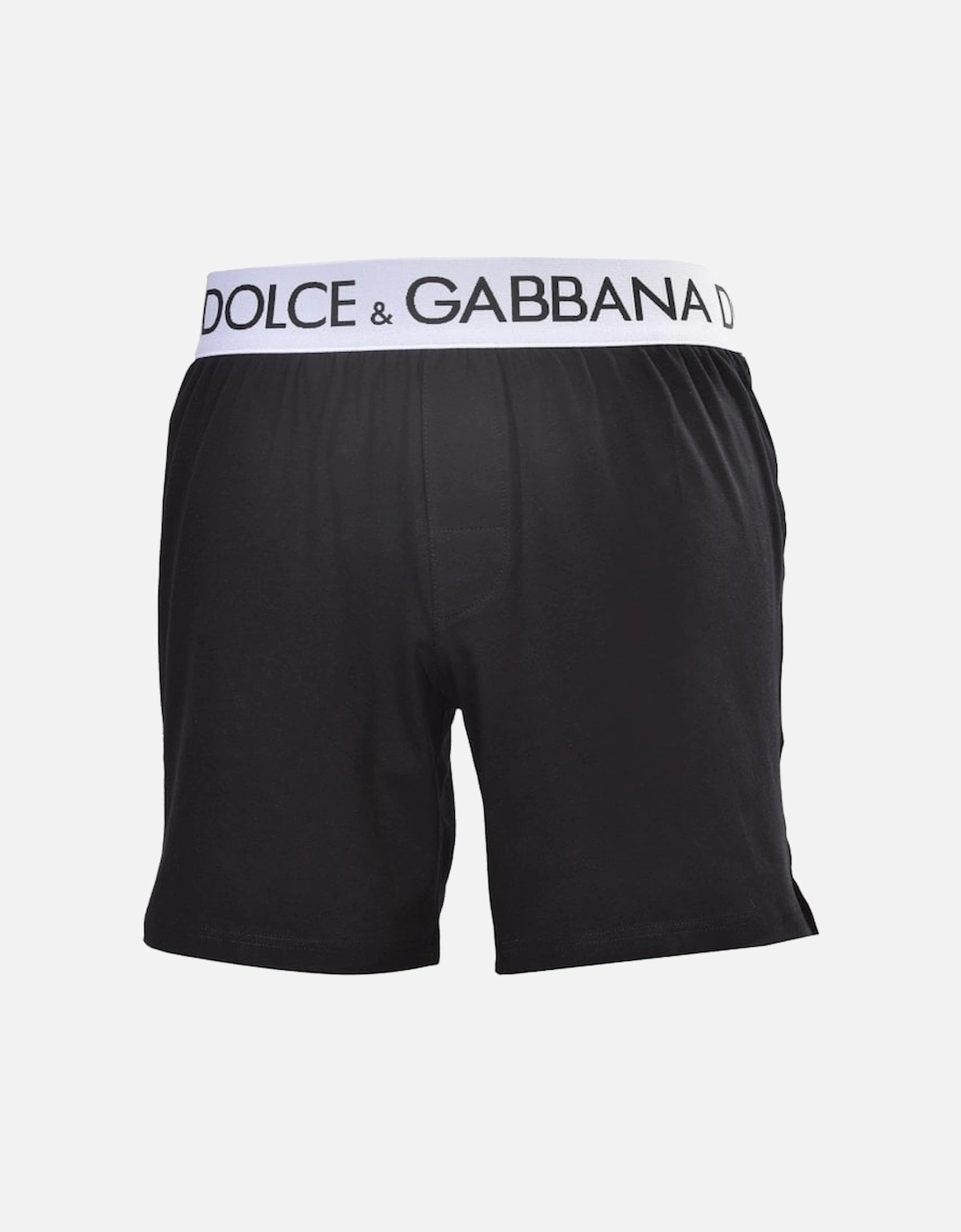 Retro Logo Lounge Shorts, Black, 5 of 4