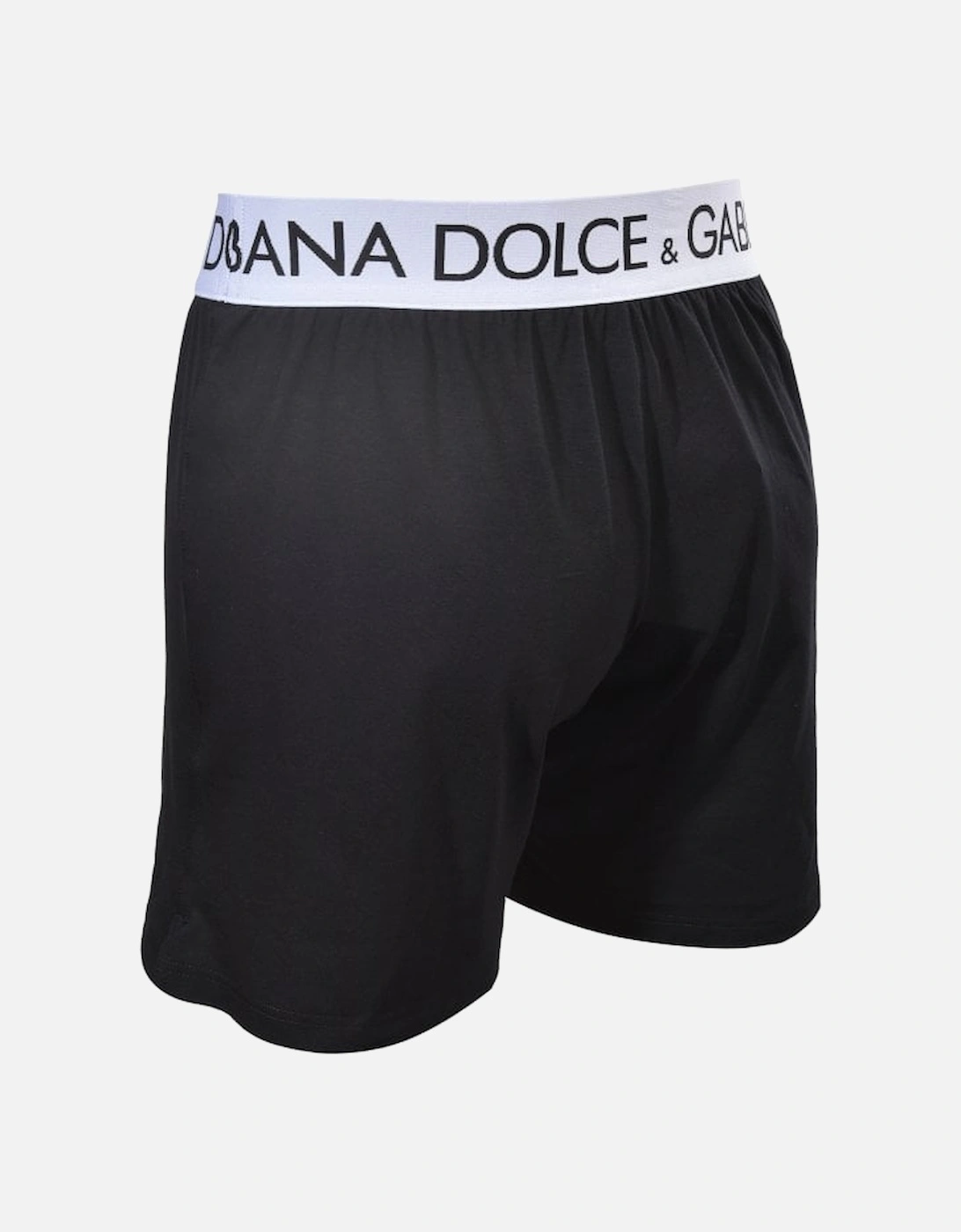 Retro Logo Lounge Shorts, Black