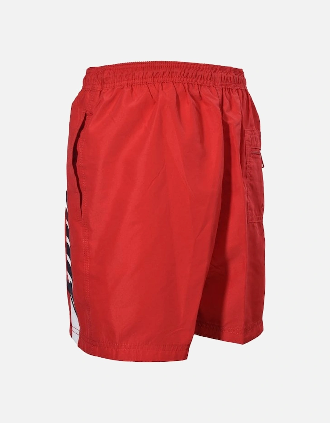 Tommy Block Logo Boys Swim Shorts, Red