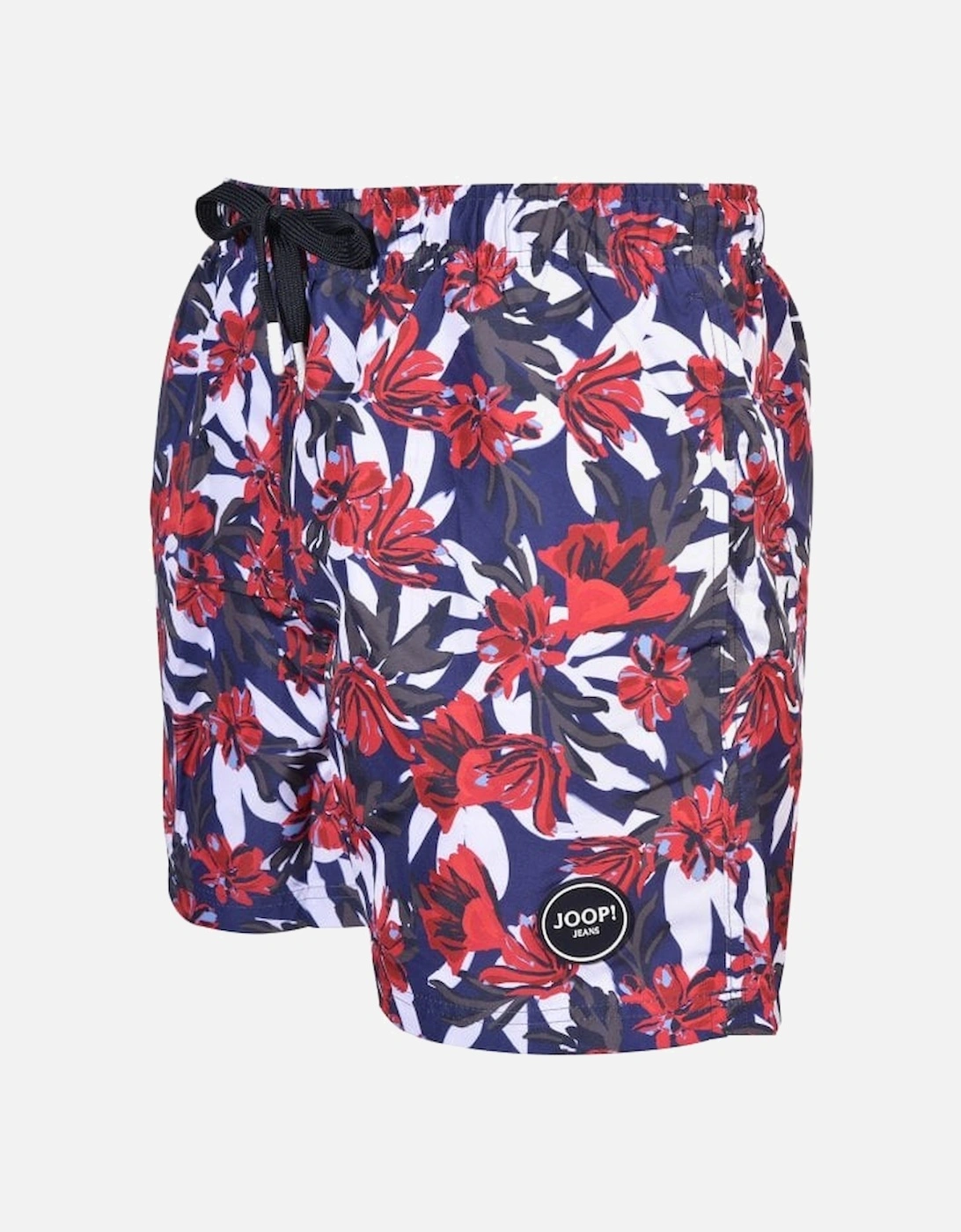 Jeans Floral Print Swim Shorts, Navy/multi, 4 of 3