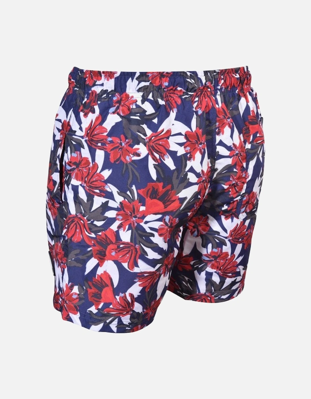 Jeans Floral Print Swim Shorts, Navy/multi