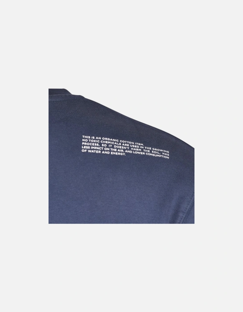 Tonal Logo Print Sweatshirt, Navy
