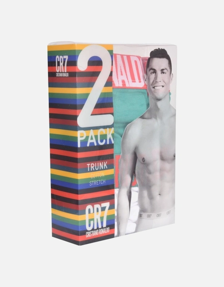 2-Pack Euro 2020 Boxer Trunks, Portugal Colours