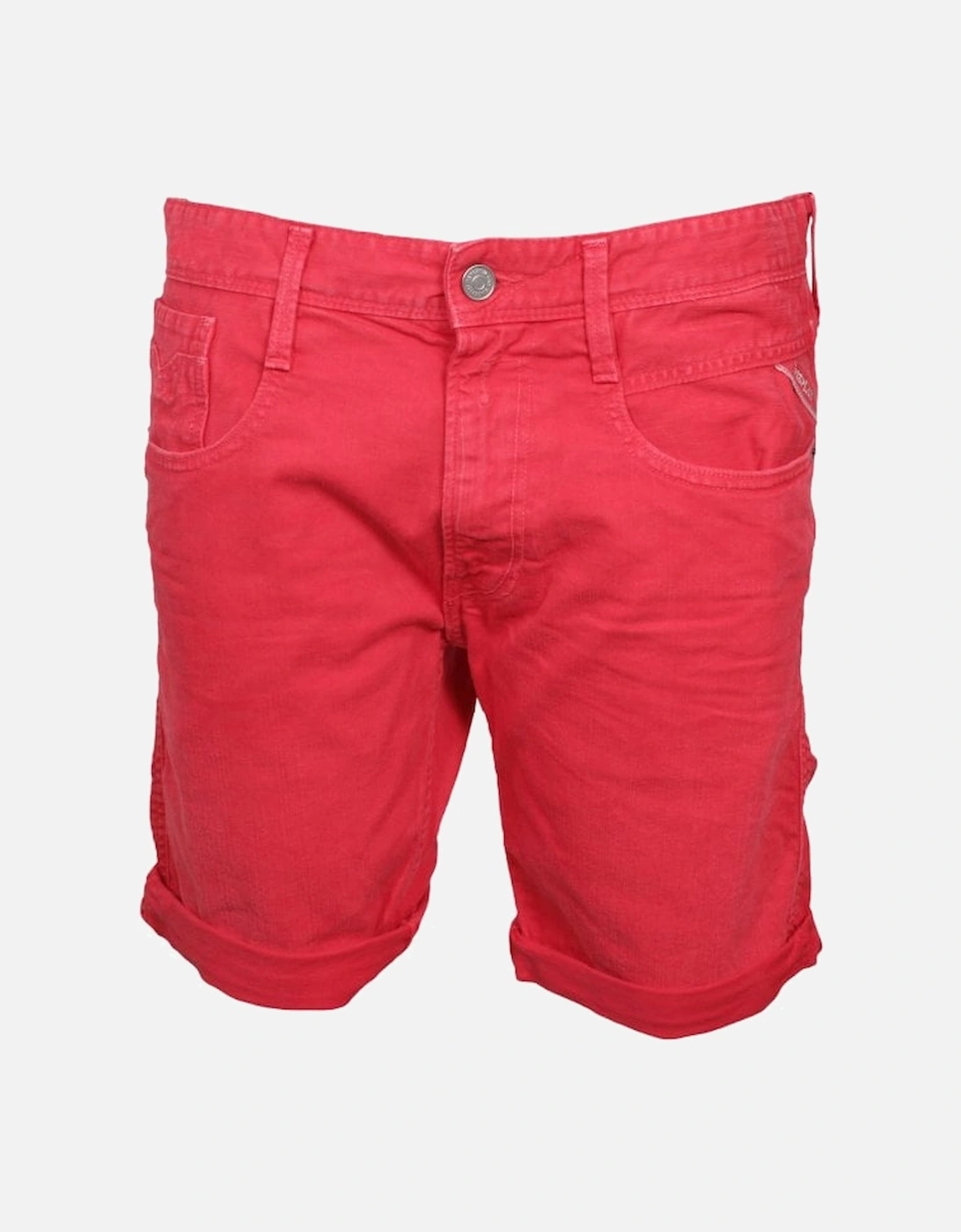 Jeans Slim-Fit Anbass Denim Shorts, Red, 5 of 4