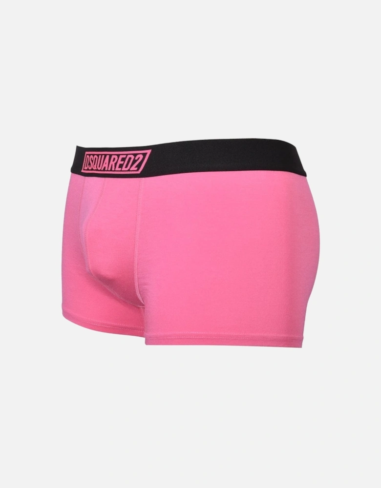 Fluo Signature Modal Boxer Trunk, Fuchsia