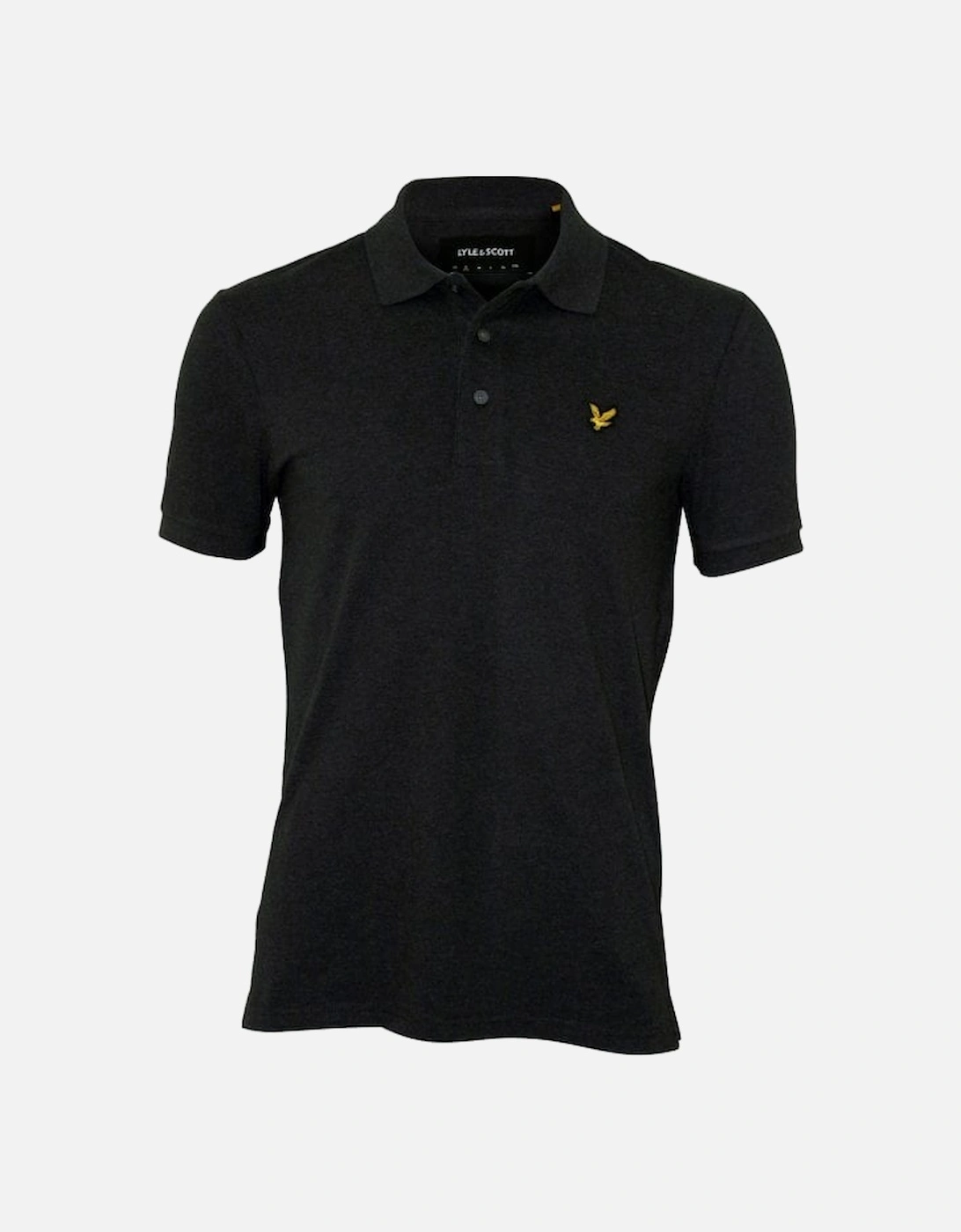 Classic Pique Polo Shirt, Charcoal Marl, 5 of 4