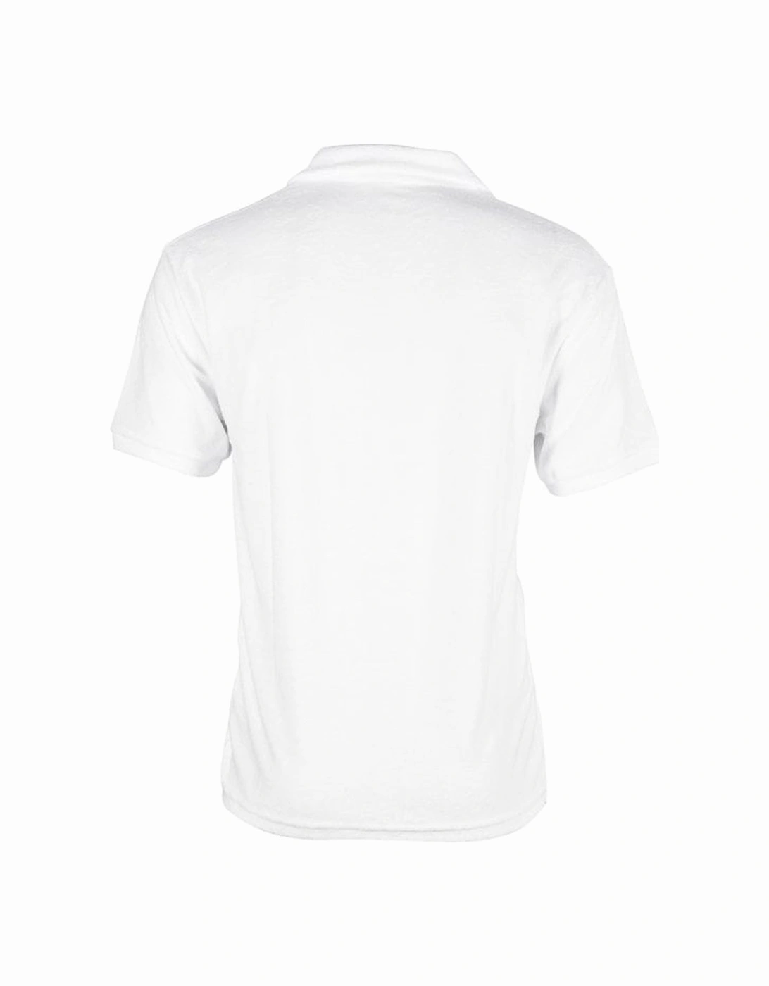 Towelling Polo Shirt, White