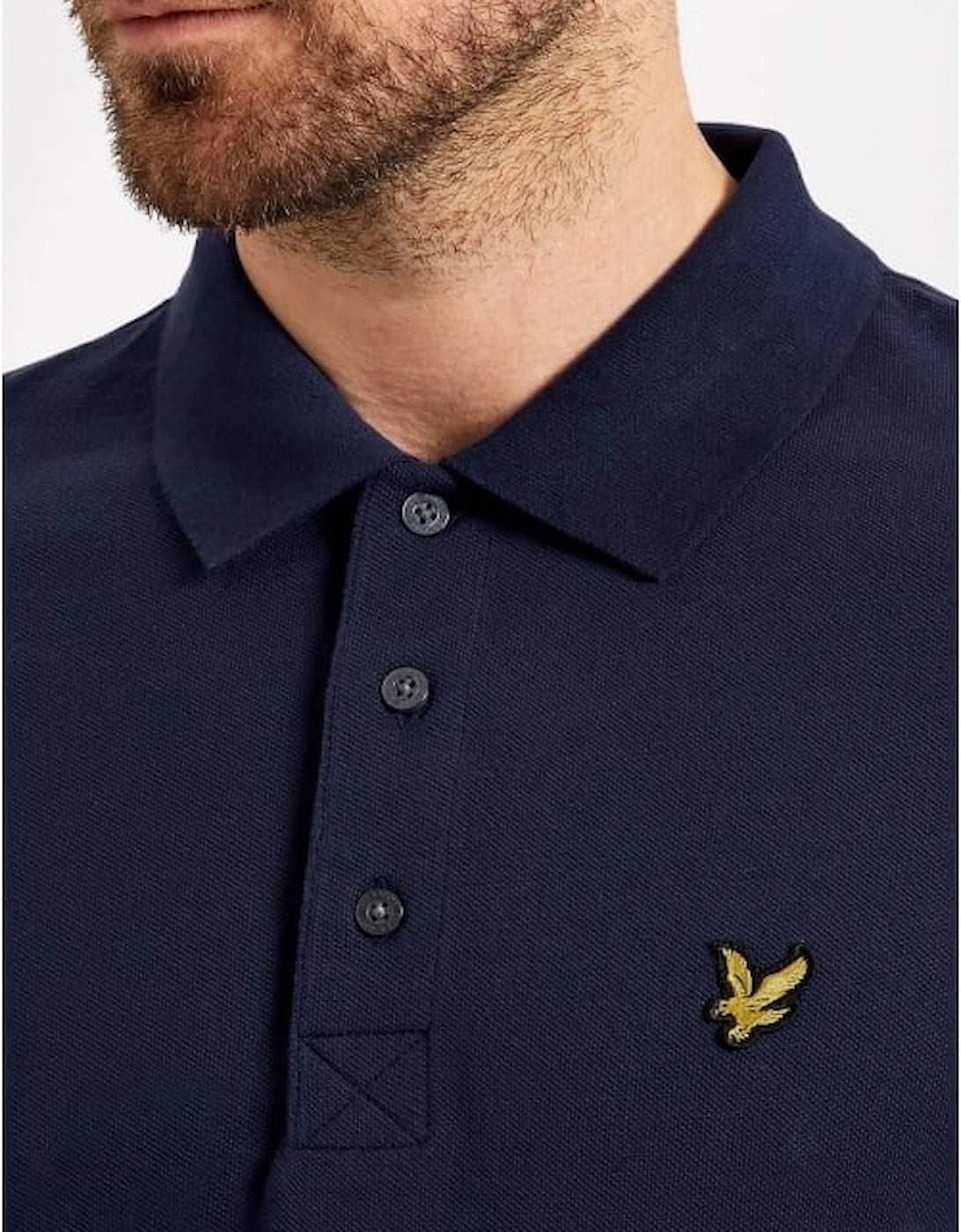 Classic Pique Polo Shirt, Navy