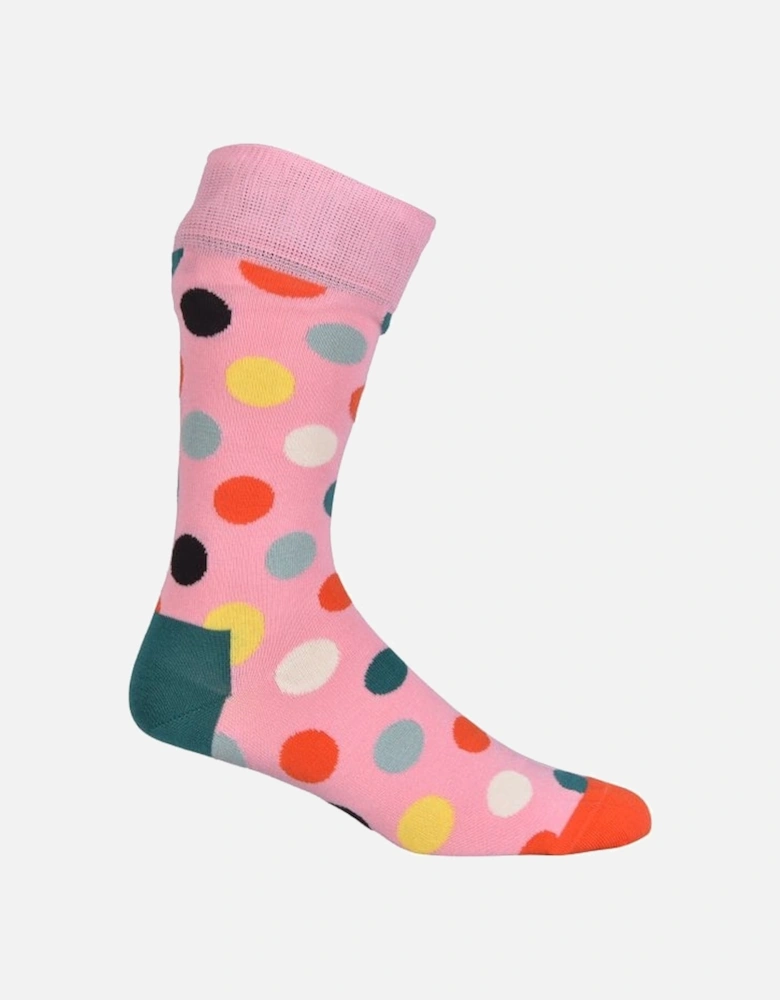 Big Dot Socks, Pink