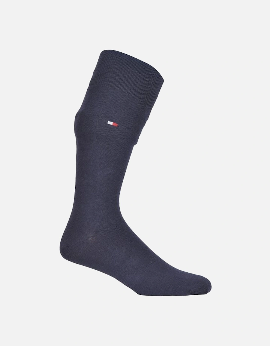 2-Pack Fancy Ribbed Socks, Navy/Rouge