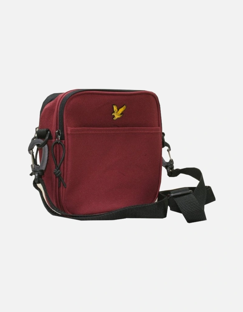 Front-Pocket Fabric Reporter Bag, Claret