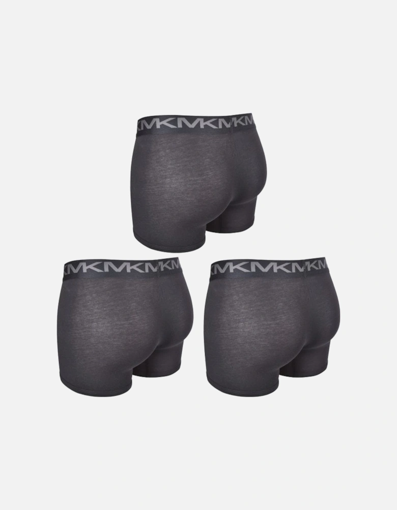 3-Pack Classic Logo Boxer Briefs, Black