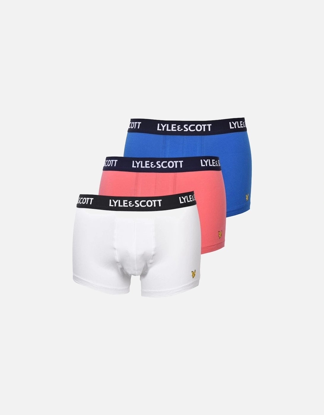 3-Pack Classic Logo Boxer Briefs, Blue/White/Rose, 8 of 7