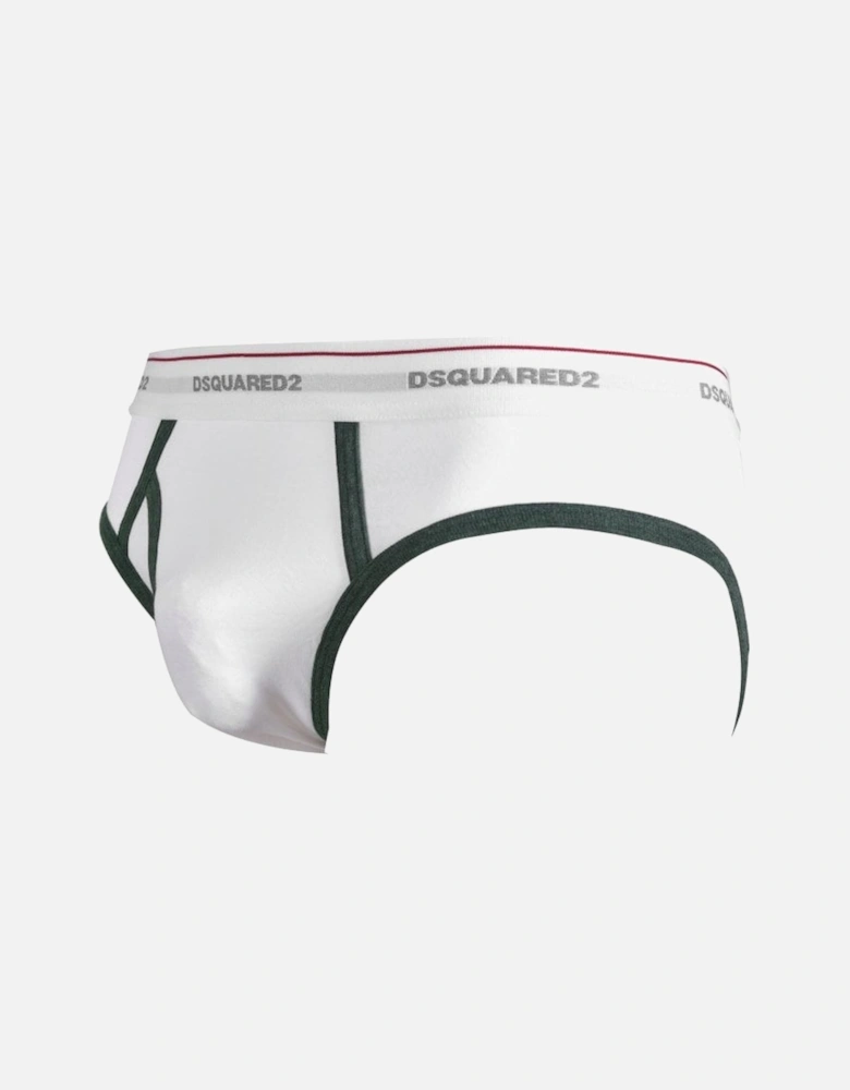 Get The F**k Out Of Here Brief, White/green