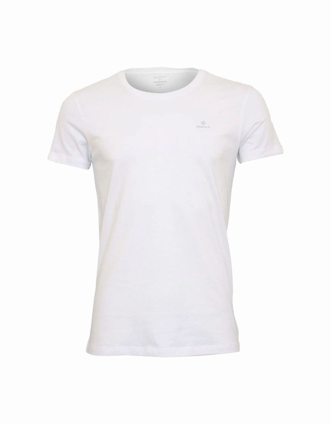 2-Pack G Logo Crew-Neck T-Shirts, White/White