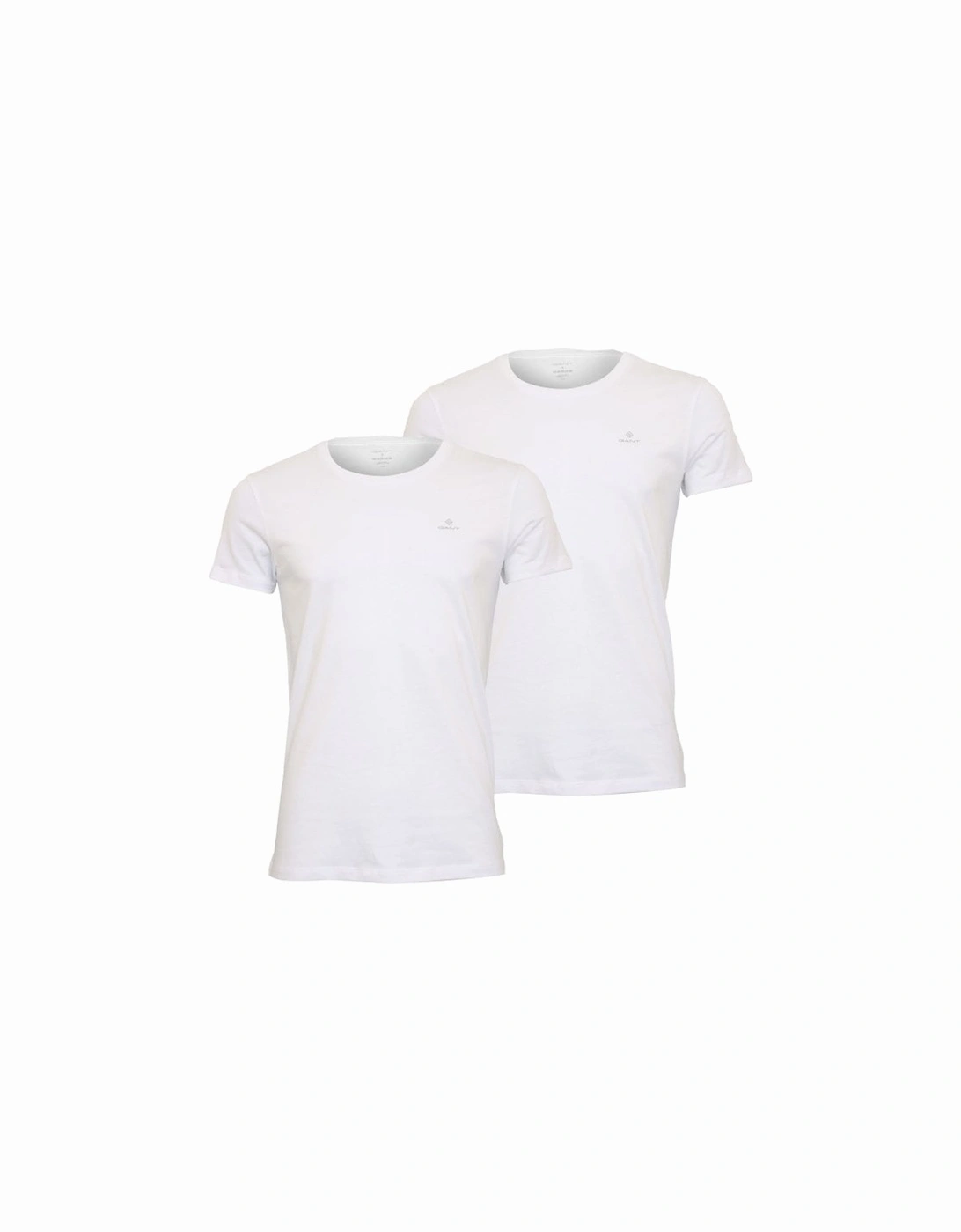 2-Pack G Logo Crew-Neck T-Shirts, White/White, 6 of 5
