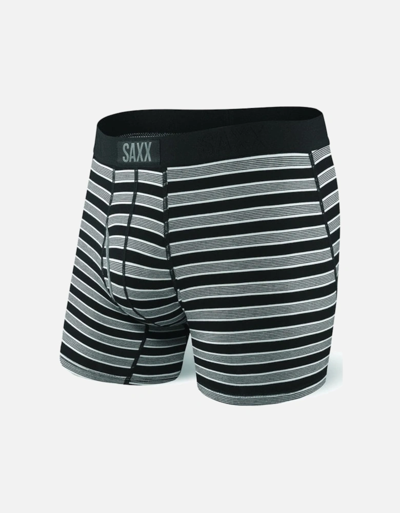 Ultra Crew Stripe Fly Boxer Brief, Black