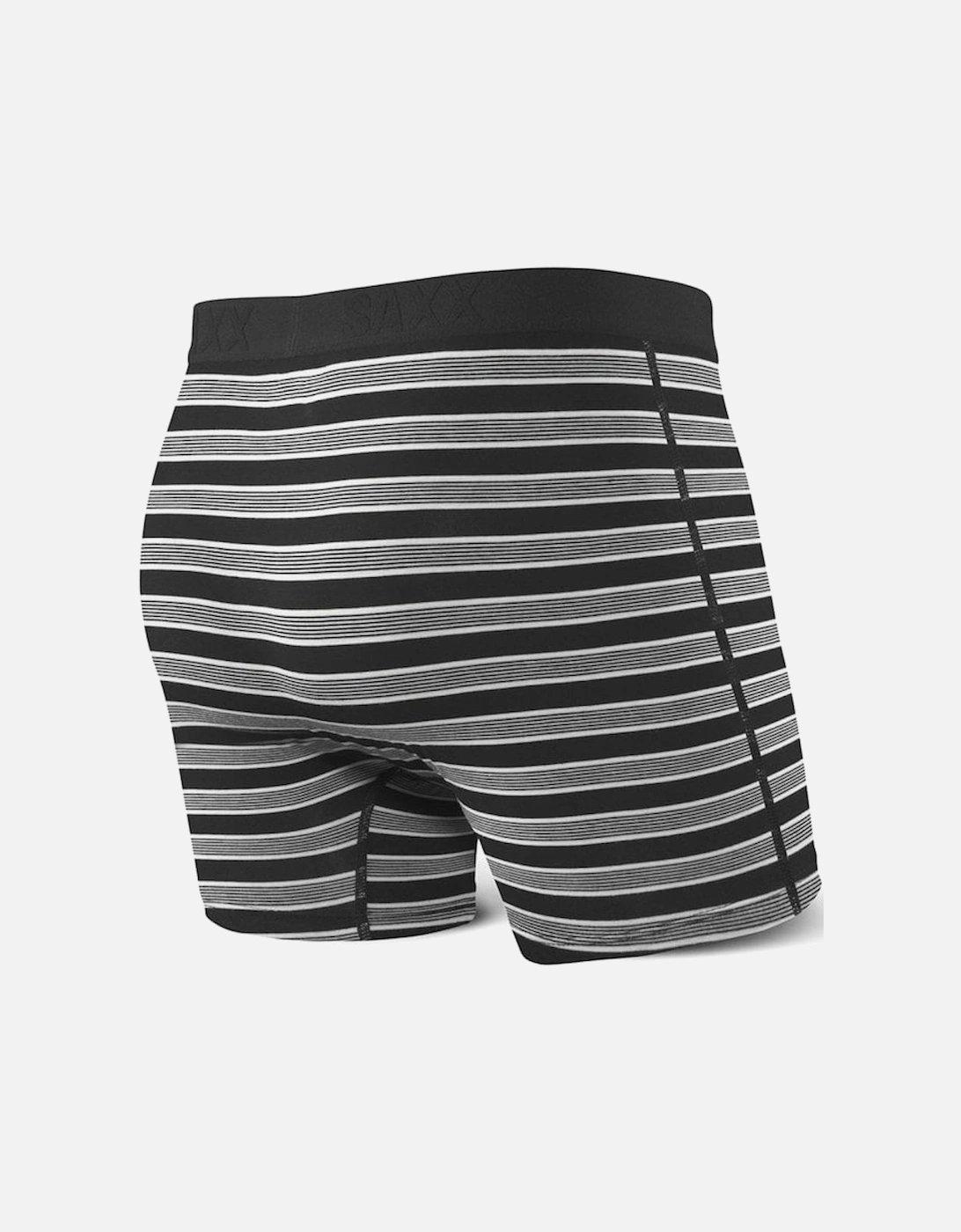 Ultra Crew Stripe Fly Boxer Brief, Black