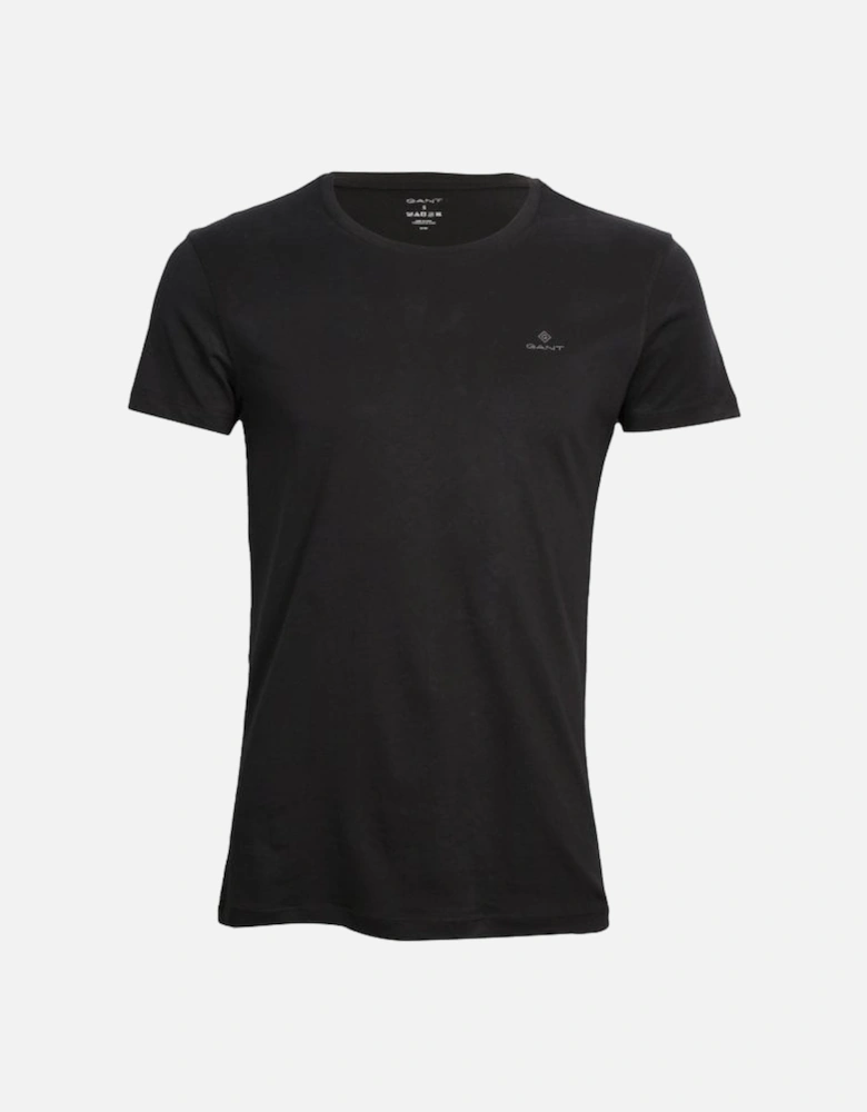 2-Pack G Logo Crew-Neck T-Shirts, Black/White