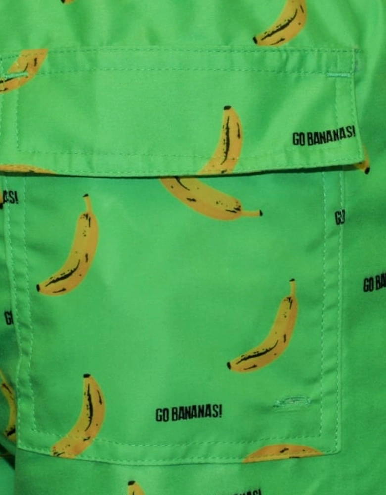Go Bananas Swim Shorts, Green