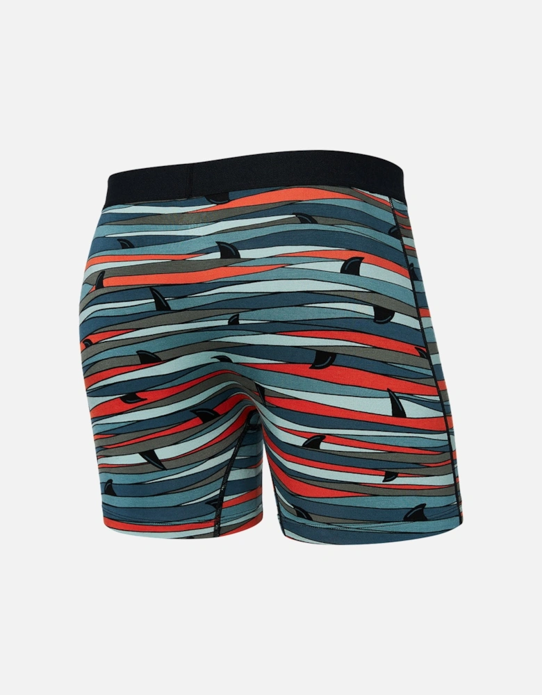 Ultra Fins Boxer Brief, Blue/red