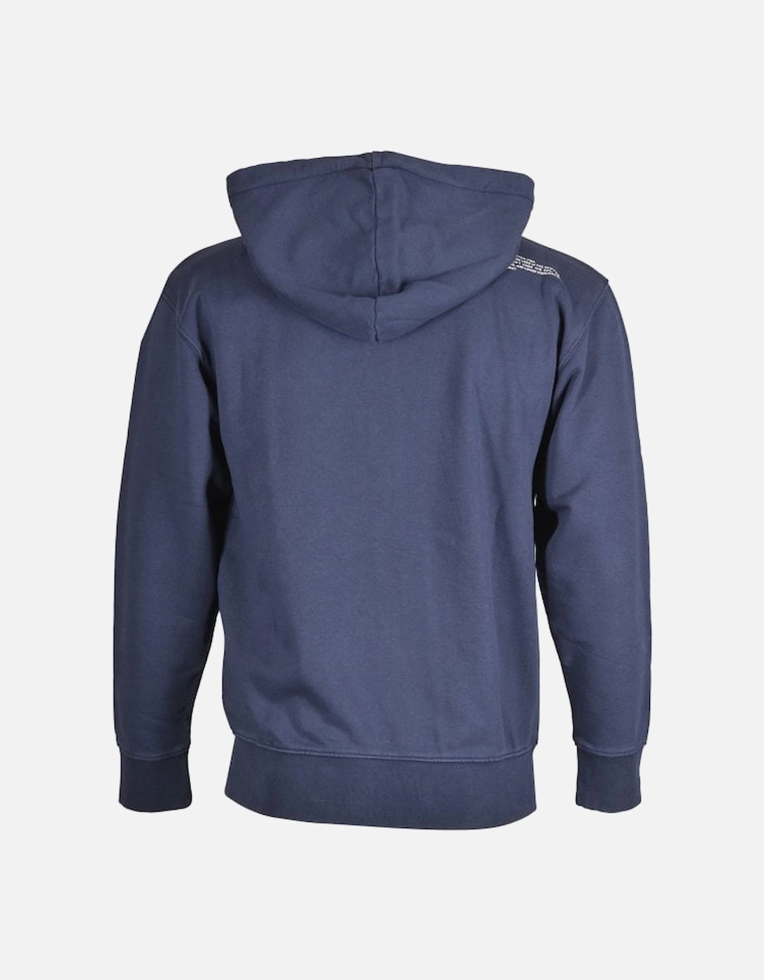 Second Life Print Zip-Thru Hoodie, Navy