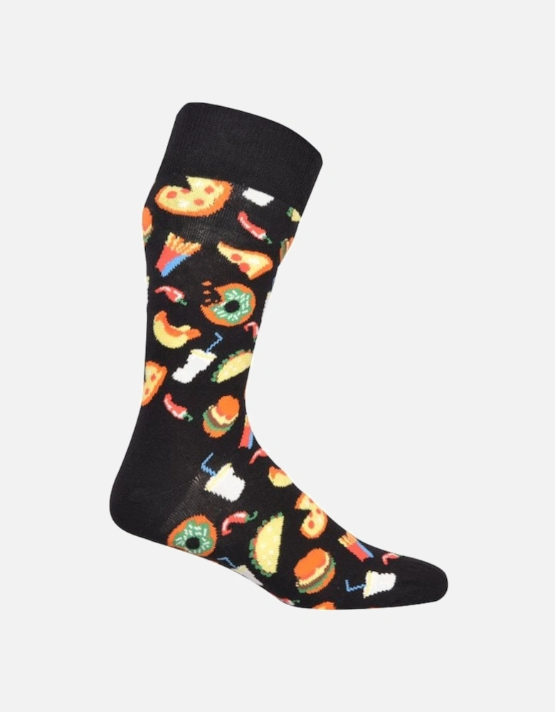 Junk Food Socks, Black